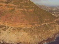 Chapmans Peak Drive aus der Luft