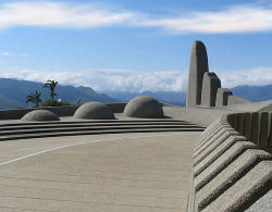 Das Afrikaans Language Monument bei Paarl